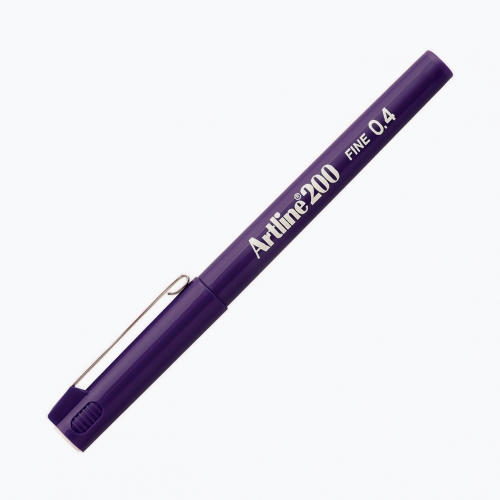 Artline 200 Fine 0.4 Fineliner Purple 0068