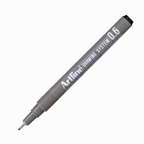 Artline Drawing System Teknik Çizim Kalemi 0.6 Siyah EK-236 0986