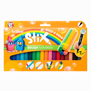 Artline Stix 20 Renk Fırça Uçlu Brush Kalem Seti 2304 - Thumbnail
