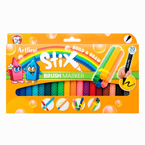 Artline Stix 20 Renk Fırça Uçlu Brush Kalem Seti 2304