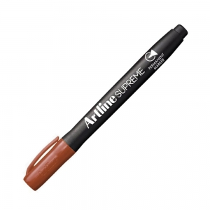 Artline Supreme Permanent Marker 1mm Brown EPF-700 6395 - Thumbnail