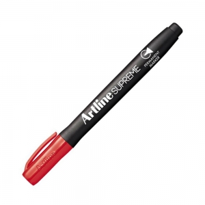 Artline Supreme Permanent Marker 1mm Red EPF-700 5695 - Thumbnail
