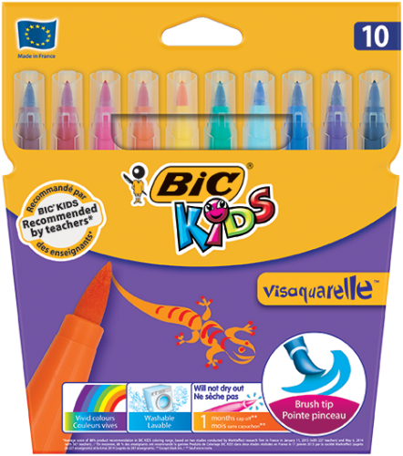 Bic Kids Visaquarelle Fırça Uçlu Keçeli Kalem