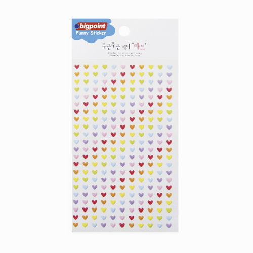Bigpoint Sticker Kabartmalı Minik Kalpler 1192