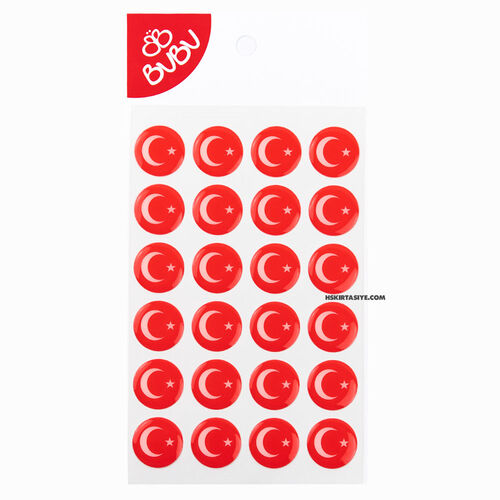 BUBU Sticker Türk Bayrağı 9274