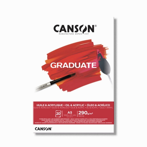 Canson Graduate A5 290 gr Akrilik ve Yağlı Boya Defteri 0420