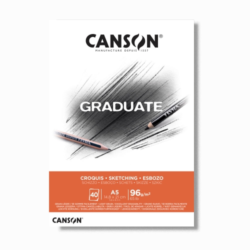 Canson Graduate A5 96 gr Sketch Çizim Defteri 9210