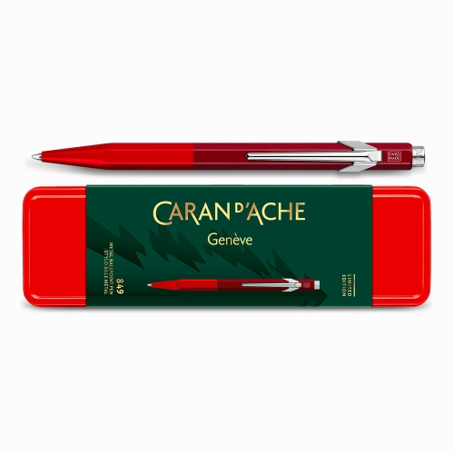 Caran Dache 849 WONDER FOREST Red Limited Edition Tükenmez Kalem
