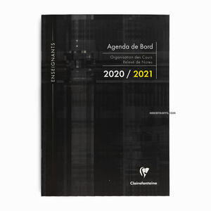 Clairefontaine 2020/2021 A4 Agenda de Board Black 3099C 3577 - Thumbnail