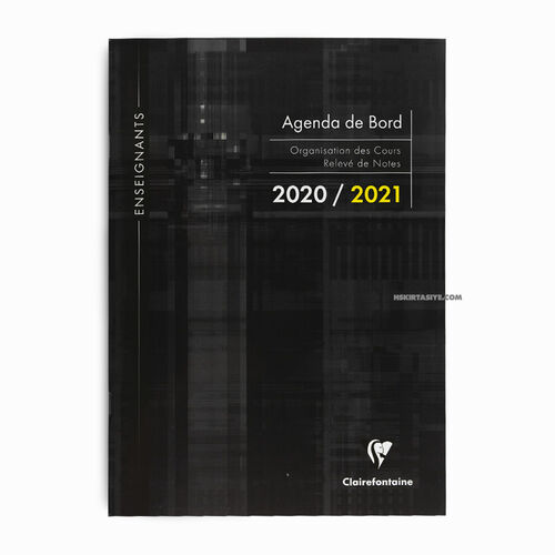 Clairefontaine 2020/2021 A4 Agenda de Board Black 3099C 3577