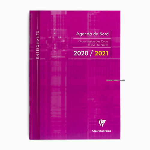 Clairefontaine 2020/2021 A4 Agenda de Board Pink 3099C 3560