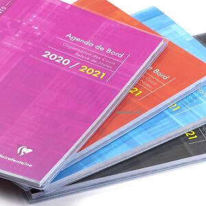 Clairefontaine 2020/2021 A4 Agenda de Board Pink 3099C 3560 - Thumbnail