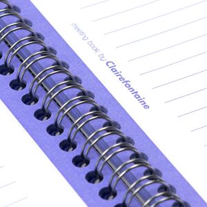Clairefontaine A4+ Meeting Book date - notes - action Çizgili Defter 82140C Blue 1406 - Thumbnail