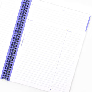Clairefontaine A4+ Meeting Book date - notes - action Çizgili Defter 82140C Blue 1406 - Thumbnail