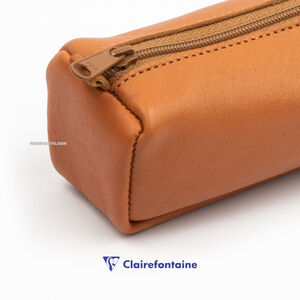 Clairefontaine Age Bag Square Deri Kalem Çantası Brown 77013C 4581 - Thumbnail