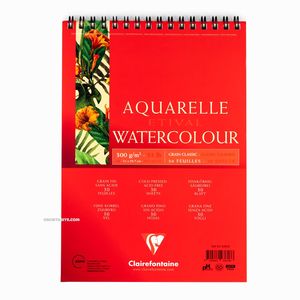 Clairefontaine Aquarelle Etival Watercolor Classic Grained 300gr A4 Sulu Boya Defteri 6186 - Thumbnail