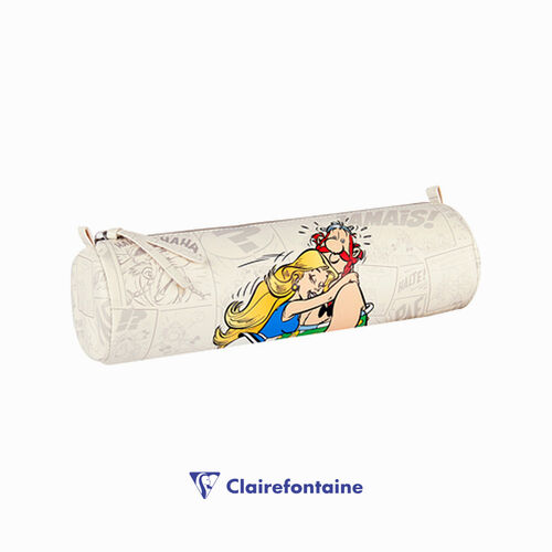 Clairefontaine Asterix Round Kalem Çantası Comics White 812951C 9511