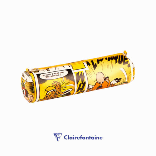 Clairefontaine Asterix Round Kalem Çantası Comics Yellow 812903C 9030