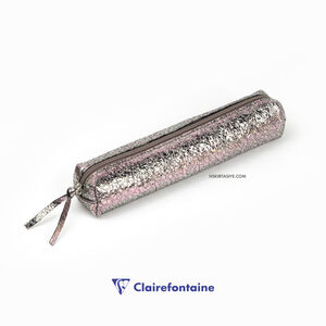 Clairefontaine CELESTE Slim Deri Kalem Çantası Alba 410024C 0248 - Thumbnail