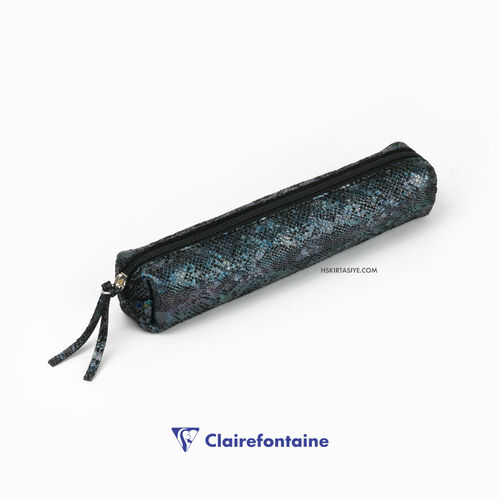 Clairefontaine CELESTE Slim Deri Kalem Çantası Black 410022C 0224