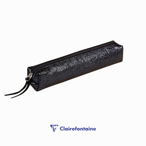 Clairefontaine CELESTE Slim Deri Kalem Çantası Blue 410019C 0194