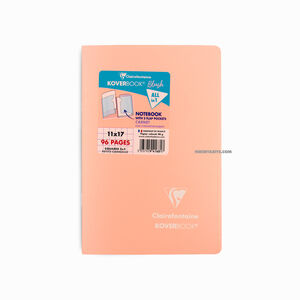 Clairefontaine Koverbook Blush 11x17cm Kareli Defter Coral 941681 2860 - Thumbnail