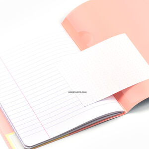Clairefontaine Koverbook Blush 17x22cm Çizgili Defter Powder Pink 951881C 2945 - Thumbnail