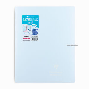 Clairefontaine Koverbook Blush 24x32cm Seyes Defter Ice Blue 981481C 2952 - Thumbnail