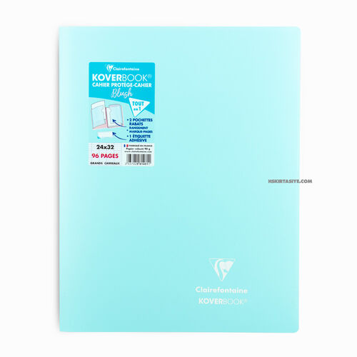 Clairefontaine Koverbook Blush 24x32cm Seyes Defter Mint 981481C 2983