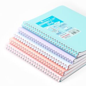 Clairefontaine Koverbook Blush A5 Spiralli Kareli Defter Ice Blue 366681C 2124 - Thumbnail