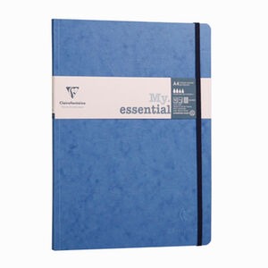 Clairefontaine My Essential A4 Kareli Defter Blue 796424 4243 - Thumbnail