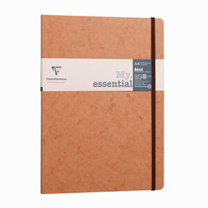 Clairefontaine My Essential A4 Kareli Defter Tobacco 79642C 6421 - Thumbnail