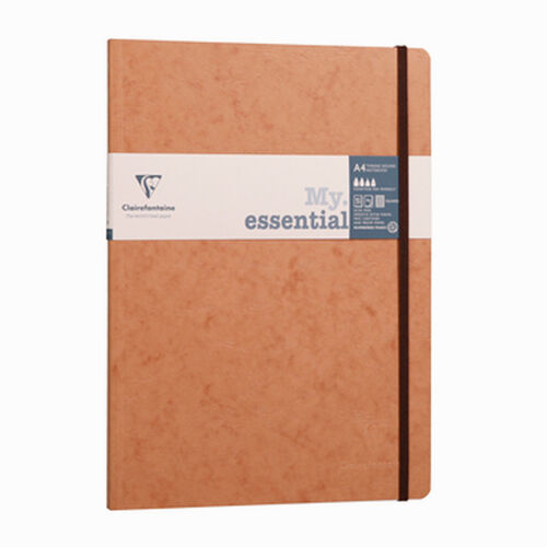 Clairefontaine My Essential A4 Kareli Defter Tobacco 79642C 6421