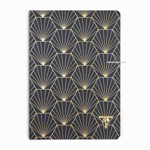 Clairefontaine Neo Deco Fall/Winter Collection A5 Çizgili Defter Shell Anthracite 192036 2648