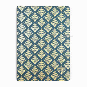 Clairefontaine Neo Deco Fall/Winter Collection A5 Çizgili Defter Vegetal Emerald Green 192036 2617 - Thumbnail