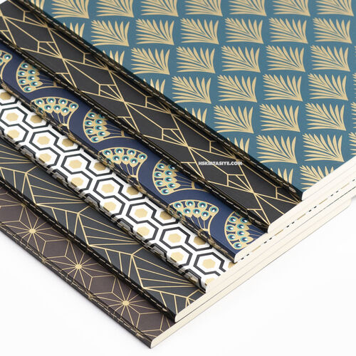 Clairefontaine Neo Deco Fall/Winter Collection A5 Çizgili Defter Vegetal Emerald Green 192036 2617