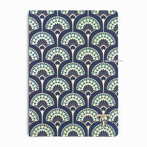 Clairefontaine Neo Deco Fall/Winter Collection A5 Çizgili Defter Peacock Blue 192036 2631