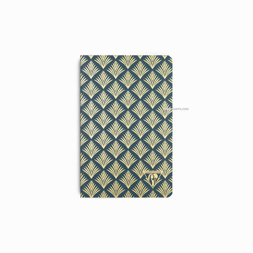 Clairefontaine Neo Deco Fall/Winter Collection 7.5x12cm Çizgili Defter Vegetal Emerald Green 192086C 2285