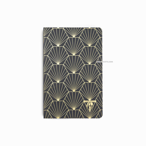 Clairefontaine Neo Deco Fall/Winter Collection 9x14cm Çizgili Defter Shell Anthracite 192096 1103