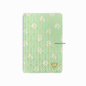 Clairefontaine Neo Deco Spring/Summer Collection 11x17cm Çizgili Defter Liana Sea Green 193006 2846 - Thumbnail