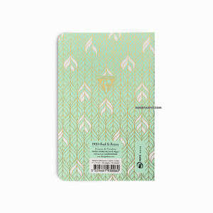 Clairefontaine Neo Deco Spring/Summer Collection 11x17cm Çizgili Defter Liana Sea Green 193006 2846 - Thumbnail