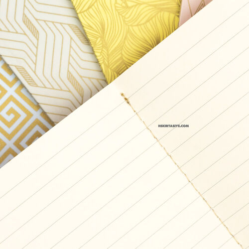Clairefontaine Neo Deco Spring/Summer Collection 11x17cm Çizgili Defter Tropical Sulfur Yellow 193006 2792