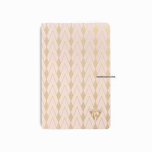 Clairefontaine Neo Deco Spring/Summer Collection 11x17cm Çizgili Defter Zenith Powder Pink 193006 2822 - Thumbnail