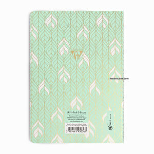 Clairefontaine Neo Deco Spring/Summer Collection A5 Çizgili Defter Liana Sea Green 193036 2785 - Thumbnail