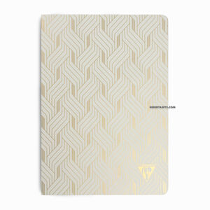 Clairefontaine Neo Deco Spring/Summer Collection A5 Çizgili Defter Mirage Pearly Grey 193036 2754 - Thumbnail