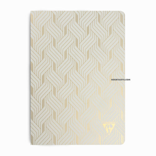 Clairefontaine Neo Deco Spring/Summer Collection A5 Çizgili Defter Mirage Pearly Grey 193036 2754