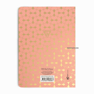 Clairefontaine Neo Deco Spring/Summer Collection A5 Çizgili Defter Parure Coral 193036 2778 - Thumbnail