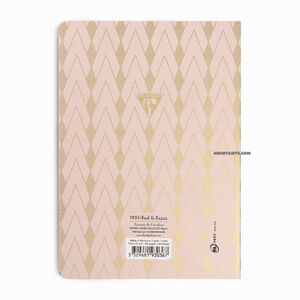 Clairefontaine Neo Deco Spring/Summer Collection A5 Çizgili Defter Zenith Powder Pink 193036 2761 - Thumbnail