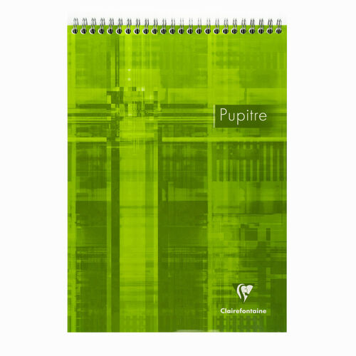 Clairefontaine Pupitre A4 Spiralli Perforeli Seyes Defter 8151C Green 1707