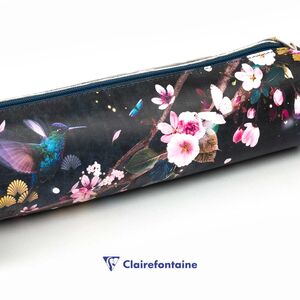 Clairefontaine Sakura Dream Round Kalem Çantası 115603C Dark Pink 1387 - Thumbnail